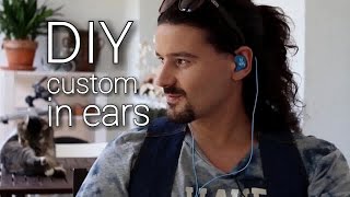 DIY custom in ear monitors - Giessharz- Breddermann- selbstgebaute in ear Kopfhörer -Robert Kaufmann