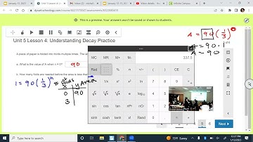Unit 5 Lesson 5: Representing Exponential Decay