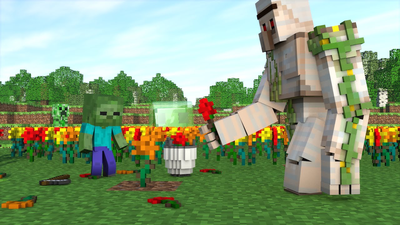 Minecraft Escola Monstro #41 - Flores dos Monstros 