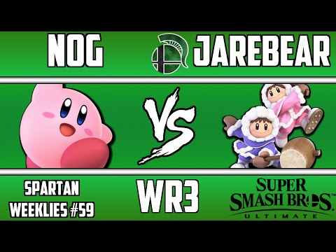 Spartan Weeklies #59, WR3: NoG(Kirby) vs Jarebear(Ice Climbers)