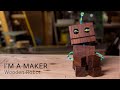 How to make: Wooden Toy Robot