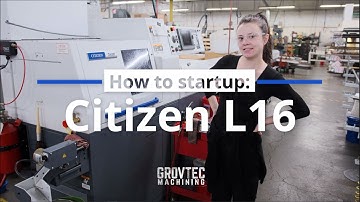 How to startup a Citizen L16