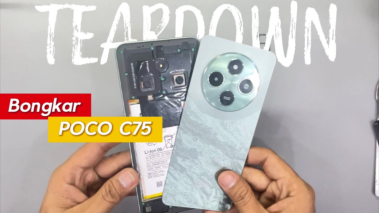 POCO C75 TEARDOWN‼️, Bongkar Poco C75