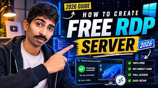 How to create FREE RDP SERVER 2026 Latest method