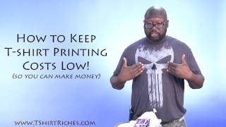 How to Keep T-shirt Printing Costs Low as Possible