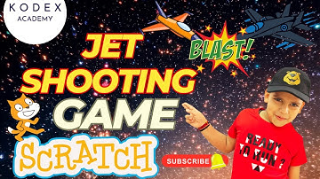 How to make Shooting Game in Scratch | Jet Shooting Game in Scratch | Kodex Academy