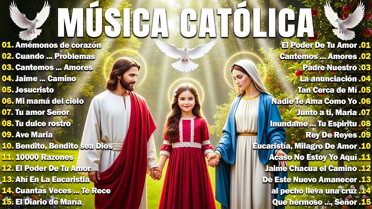 MÚSICA CATÓLICA PARA ALABAR Y AGRADECER A DIOS TODOS LOS DÍAS 🌿🌿 ALABANZAS PARA ELEVAR TU ESPÍRITU