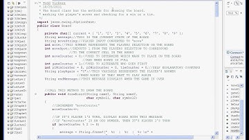 Todd Vickers Java TicTacToe