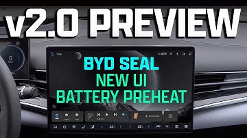 BYD SEAL v2.0 OTA Preview: New UI, Battery Preconditioning (And Why It Might Struggle?)