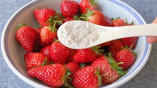 草莓千萬不要用清水洗，等於吃蟲卵污漬，教你最乾淨的清洗方法，愛吃草莓的都看看