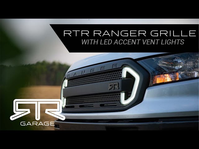 RTR Lightbar Grille with LED Lights (19-23 Ranger) - RTR Vehicles