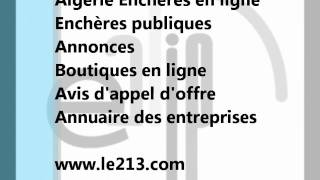 www.le213.com   Algerie enchères en ligne
