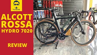 ALCOTT ROSSA HYDRO 7020 Road Bike Malaysia | 105 Carbon Aero Basikal Sepeda Budget RM6000 Review