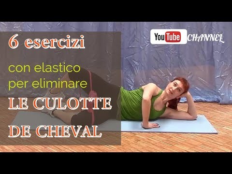 Esercizi Con Elastico Contro Le Culotte De Cheval Youtube