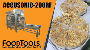 ACCUSONIC-200RF - Ultrasonic Inline Round Cake Cutting - FoodTools