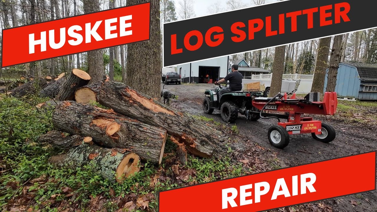Huskee Log Splitter Repair - YouTube