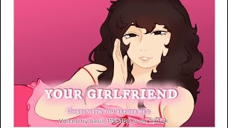 Your girlfriend chat with you before bed ￼F4A ASMR