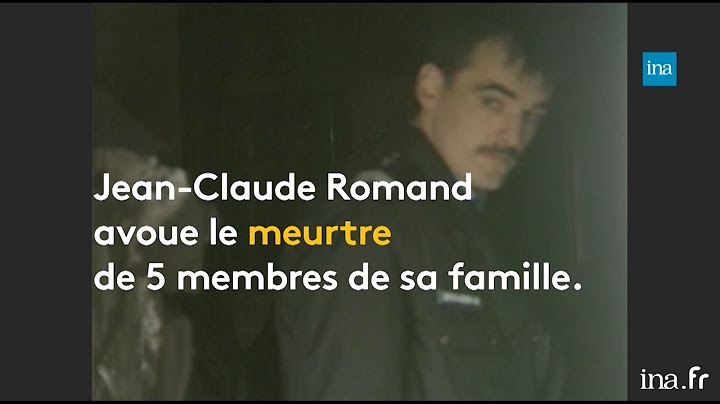 Jean-Claude Romand: the case that inspired the authors | Franceinfo INA