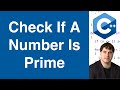 Check If A Number Is Prime | C   Example