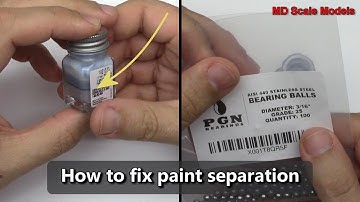 How to fix model paint separation