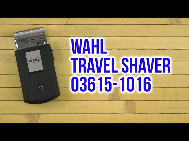 Распаковка WAHL Travel Shaver 03615-1016 - YouTube