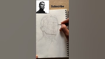 How to draw extreme angles #loomismethod #portraittutorial