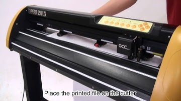 GCC--- AAS II (Accu-Aligning-System)Contour Cutting Demo for Expert24 LX