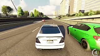 Mercedes-Benz w211 e55 AMG | ASSETTO CORSA | Game steerling wheel