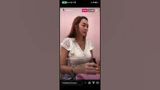 Live IG liburan Aura kasih bersama anaknya