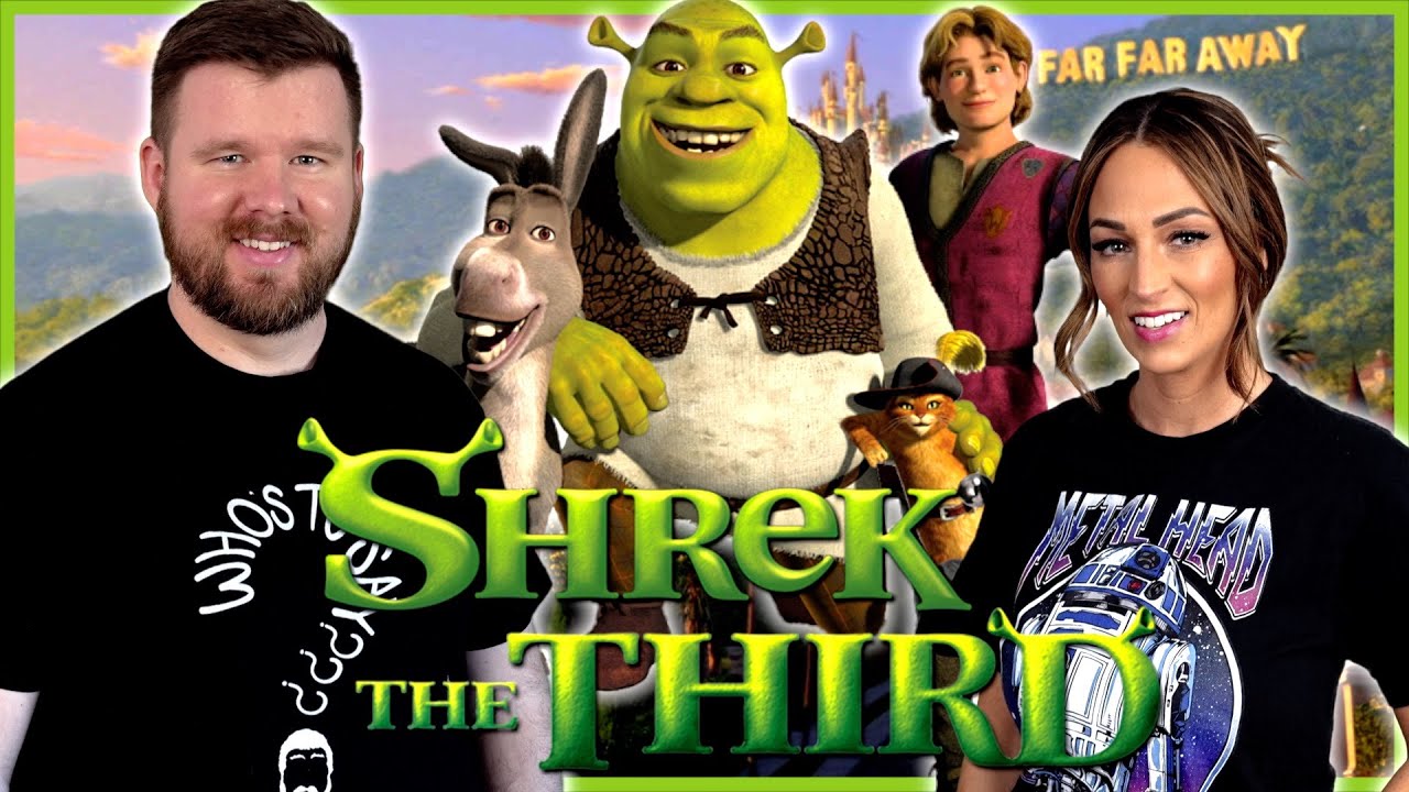 Моя жена впервые смотрит «Шрека Третьего» || Реакция на фильм