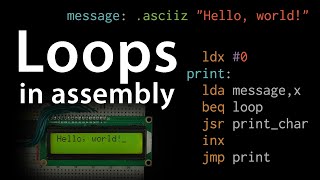 How assembly language loops work by Ben Eater 726,253 views 3 years ago 31 minutes