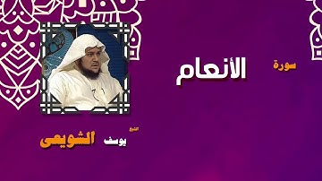 القران الكريم بصوت الشيخ يوسف الشويعى | سورة الأنعام