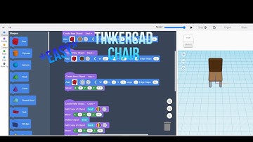 Tinkercad Codeblocks - Chair