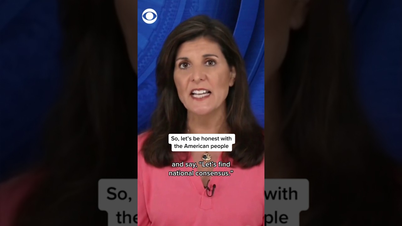 2024 presidential candidate Nikki Haley calls for “national consensus” on abortion #shorts