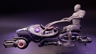 SciFi Bull Hover Bike (#UE4, #UE5, #FAB)