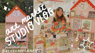 27k+ attendees at my first nyc art market?! ✷ studio vlog