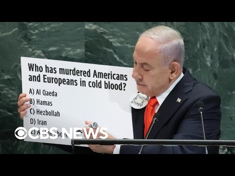 Netanyahu Gives Defiant Speech To U N General Assembly After Walkout Of Delegates