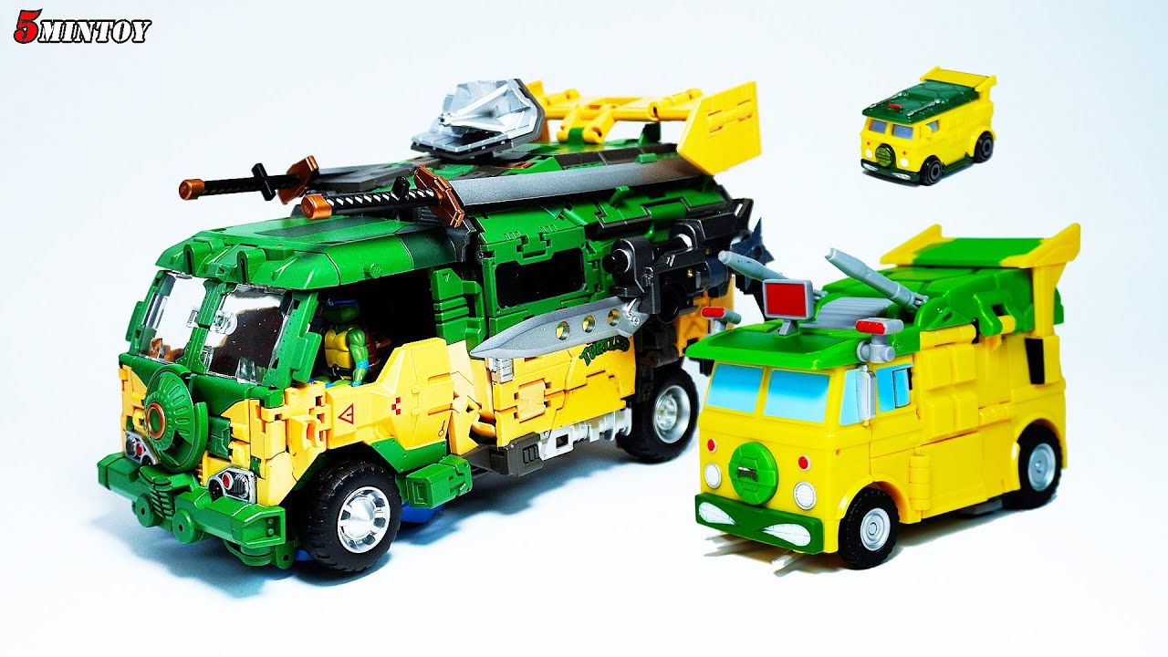 TMNT Transform! LEONARDO Truck Robot full ver.
