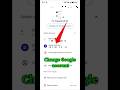 Change Google account | Google account change kaise kare | #shorts #viral