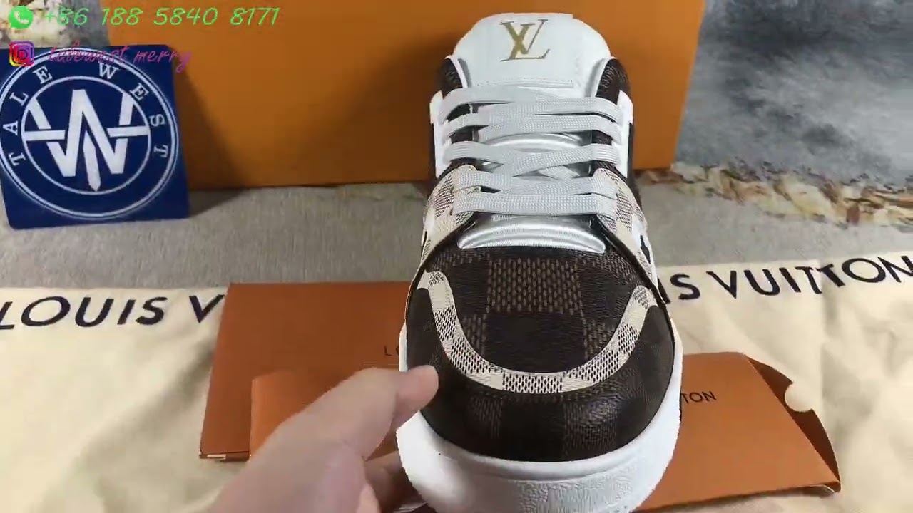 FIND] Villain Louis Vuitton LV Trainer #54 Black/Red/Blue/Green