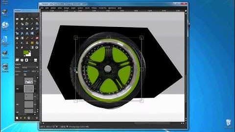 Gimp car tutorial :: Rims and Brakes (Part 5)