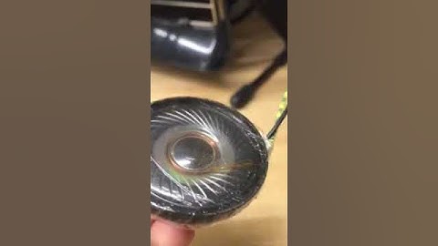 Heartbeat function on speaker