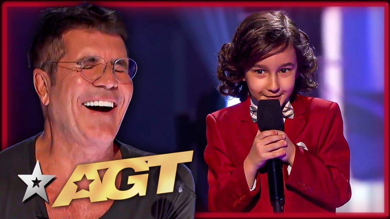 ⁣CHEEKY Kid ROASTS The Judges on America's Got Talent!
