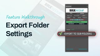 How to Use Export Folder Settings in Bulk Mockup (Feature Walkthrough)
