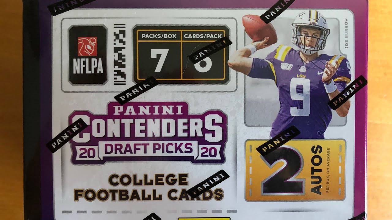 Another 2020 Panini Contenders Draft Picks Blaster Will I Get 2 Autos This Time Youtube 