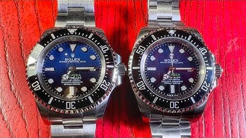 Rolex Real vs Fake: Rolex Deepsea vs $55 Replica