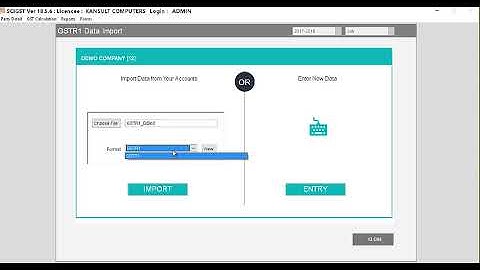 How to Import GSTR1 In SCIGST