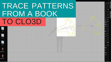 How to Trace Patterns from a Book to CLO3D
