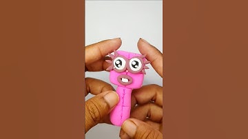 Sprunki OC Eight Numberblocks Phase 2 made from clay #sprunki #sprunkioc #numberblocks #incredibox