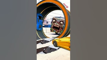 Massive Mixer & Cement Truck vs Bus Crash Caught in VFX! A Visual Feast #VFX #ViralShorts #Trending